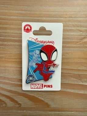 Disney Marvel Red and Blue Spider-Man Enamel Pin